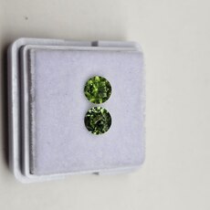 Круг 5,35 мм, 4/1, вес пары: 1,46 ct. - Ювелирные изделия, бижутерия