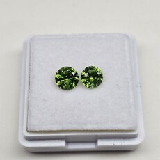 Круг 5,30 мм - 5,05 мм, 3/1. 0,72 ct. + 0.63 ct.  - Ювелирные изделия, бижутерия