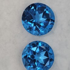 Круг 16,00-16,00 мм, h = 10,00 мм, вес пары: 36,38 ct. - Ювелирные изделия, бижутерия