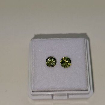 Круг 4,82 мм, 4/1, вес пары: 1,00 ct. - Ювелирные изделия, бижутерия