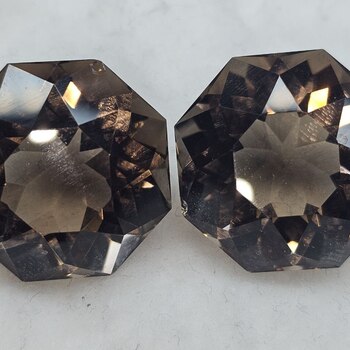 Восьмиугольник 19,70*19,70 мм, h = 14,00 мм, вес пары: 57,64 ct. - Ювелирные изделия, бижутерия